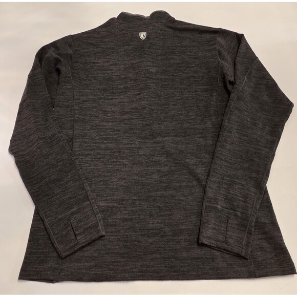 Kuhl Ryzer 1/4 Zip Pullover Mens Large Gray Performance Sweater Stretch Outdoor - Picture 2 of 11